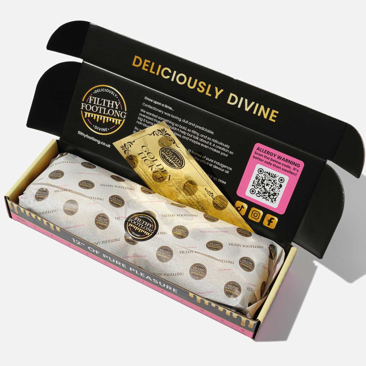 Open packaging of Fulfilment Factory products showing branded boxes with visible logos and printed product information.