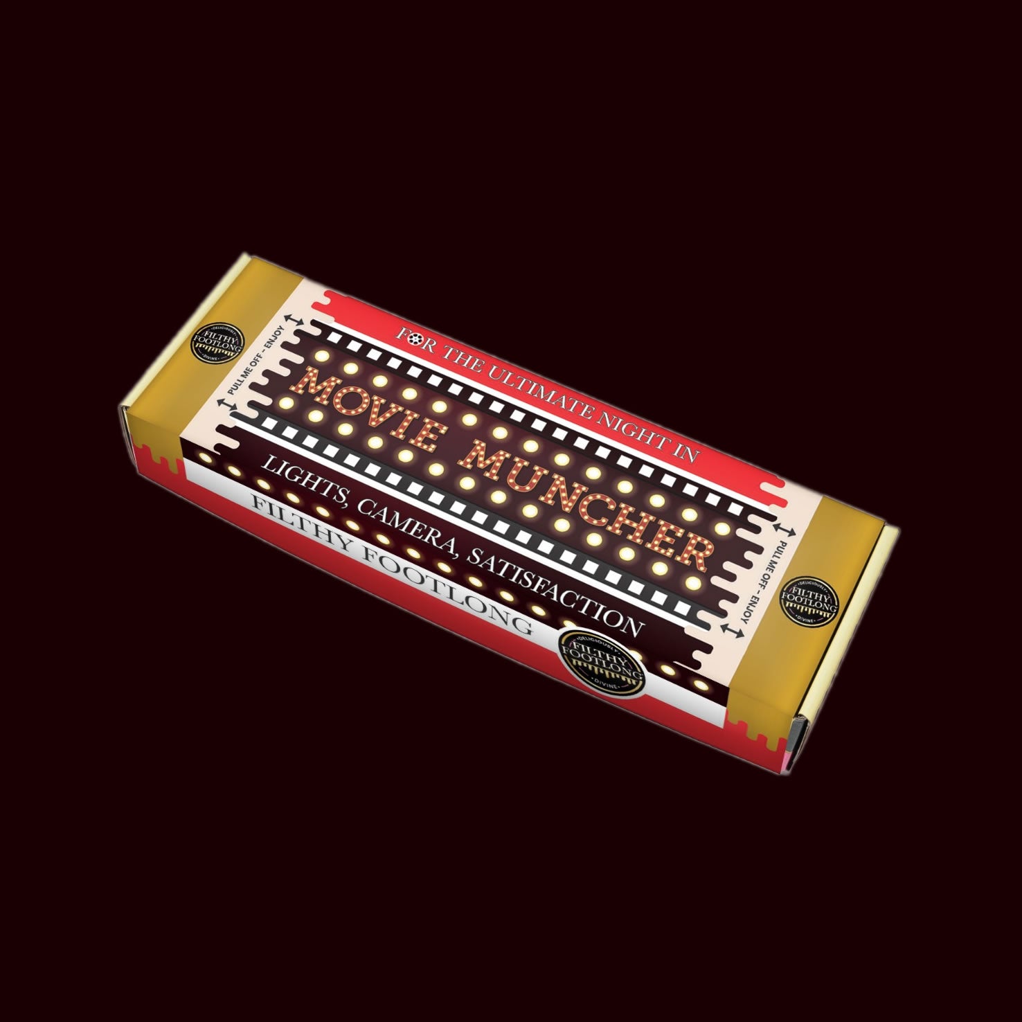 Movie Muncher Filthy Footlong brownie sleeve