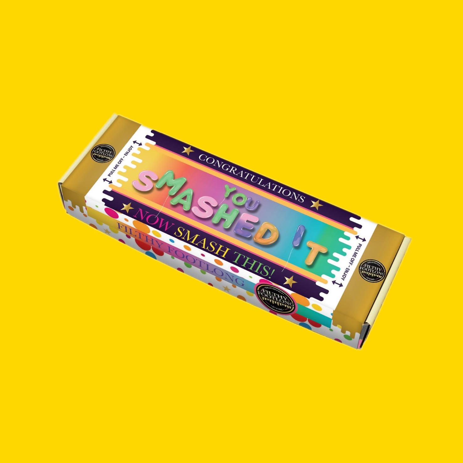 Congrats Filthy Footlong brownie sleeve